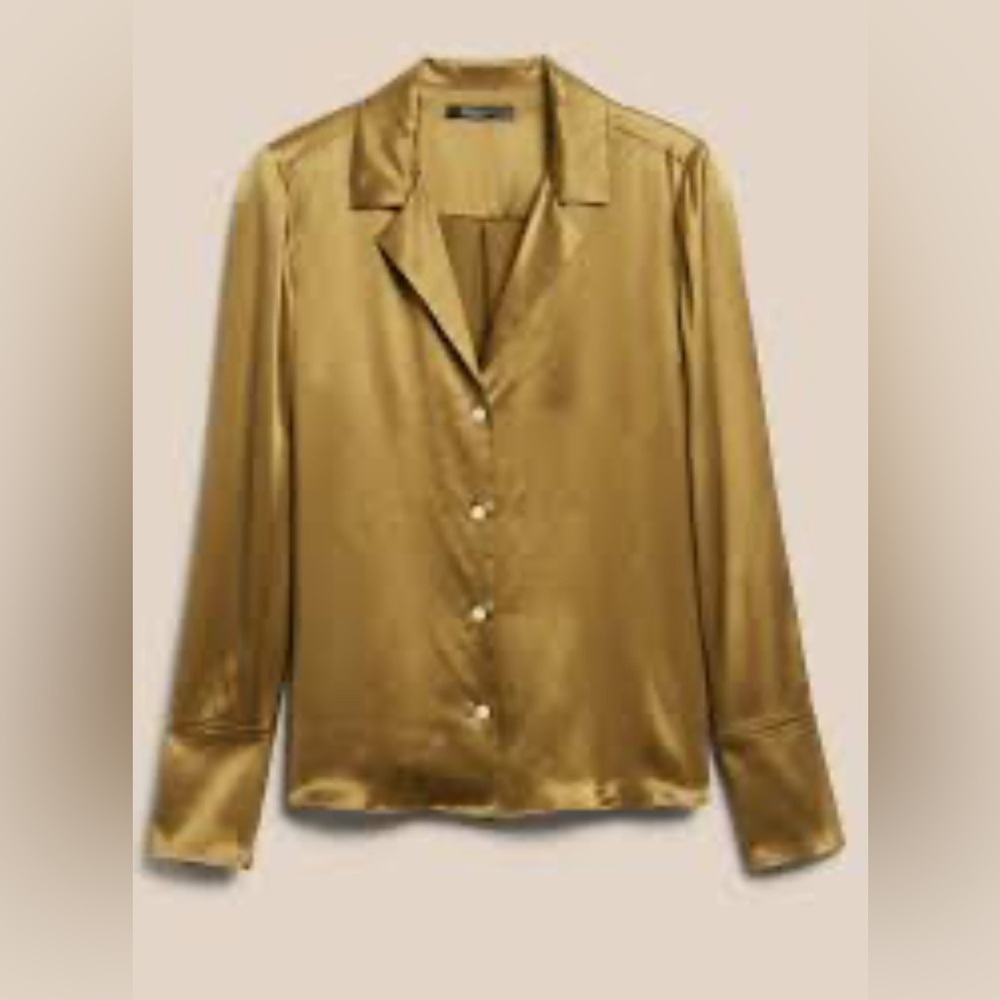 Banana Republic SILK RESORT SHIRT - Picture 8 of 10